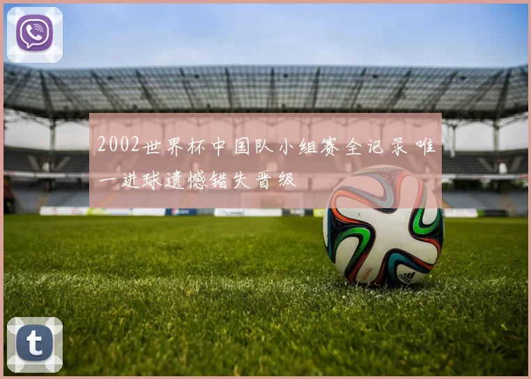 2002世界杯中国队小组赛全记录 唯一进球遗憾错失晋级